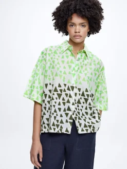 100% Cotton Printed Shirt|Parfois Store