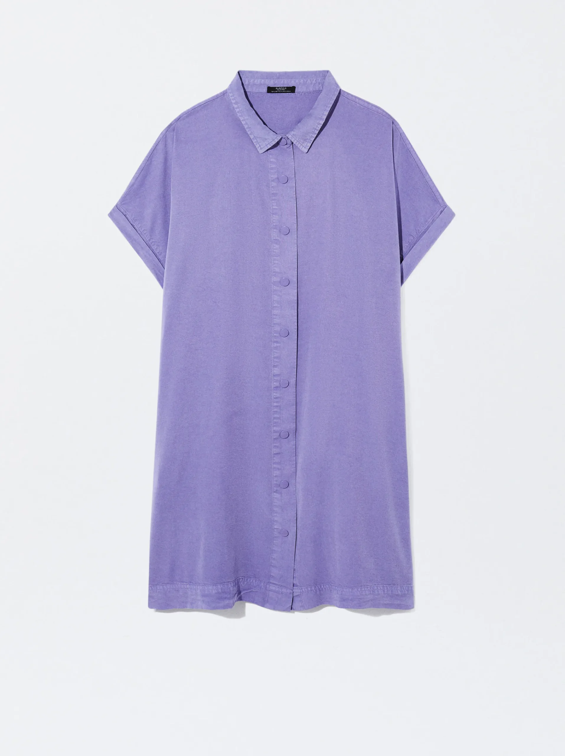 100% Lyocell Shirt Dress|Parfois Shop