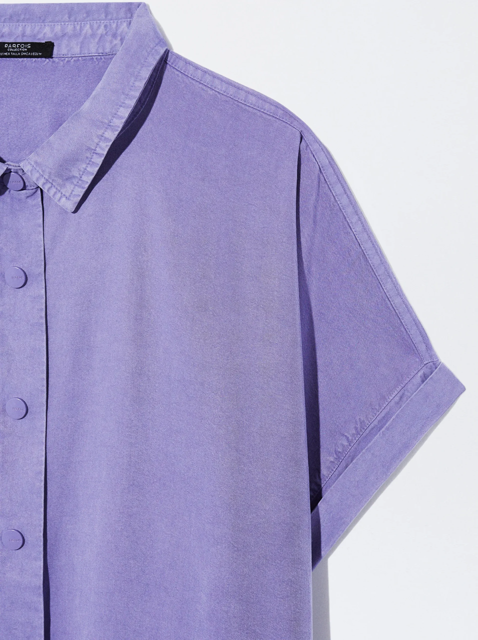 100% Lyocell Shirt Dress|Parfois Shop