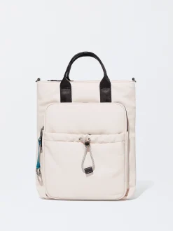 15" Nylon-Effect Laptop Backpack|Parfois Store