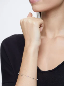 925 Silver Bracelet With Freshwater Pearl|Parfois Sale
