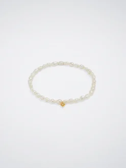 925 Silver Bracelet With Freshwater Pearl|Parfois Store