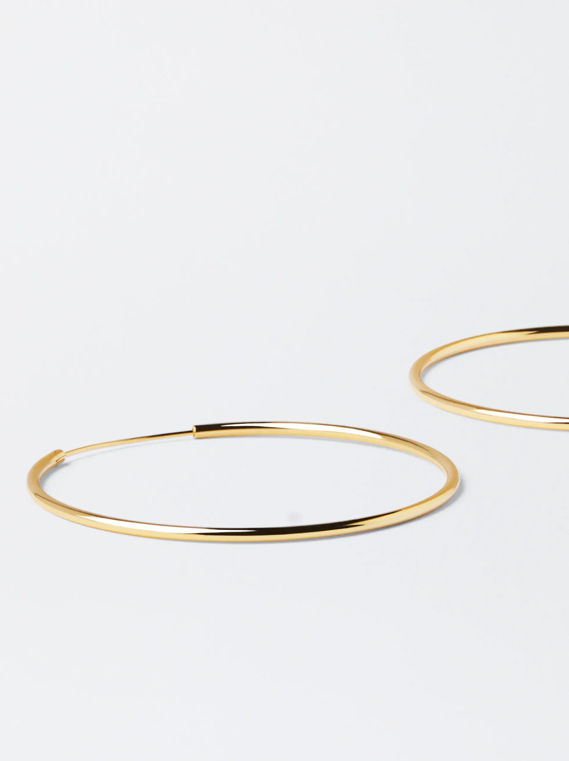 925 Silver Large Hoop Earrings|Parfois Outlet
