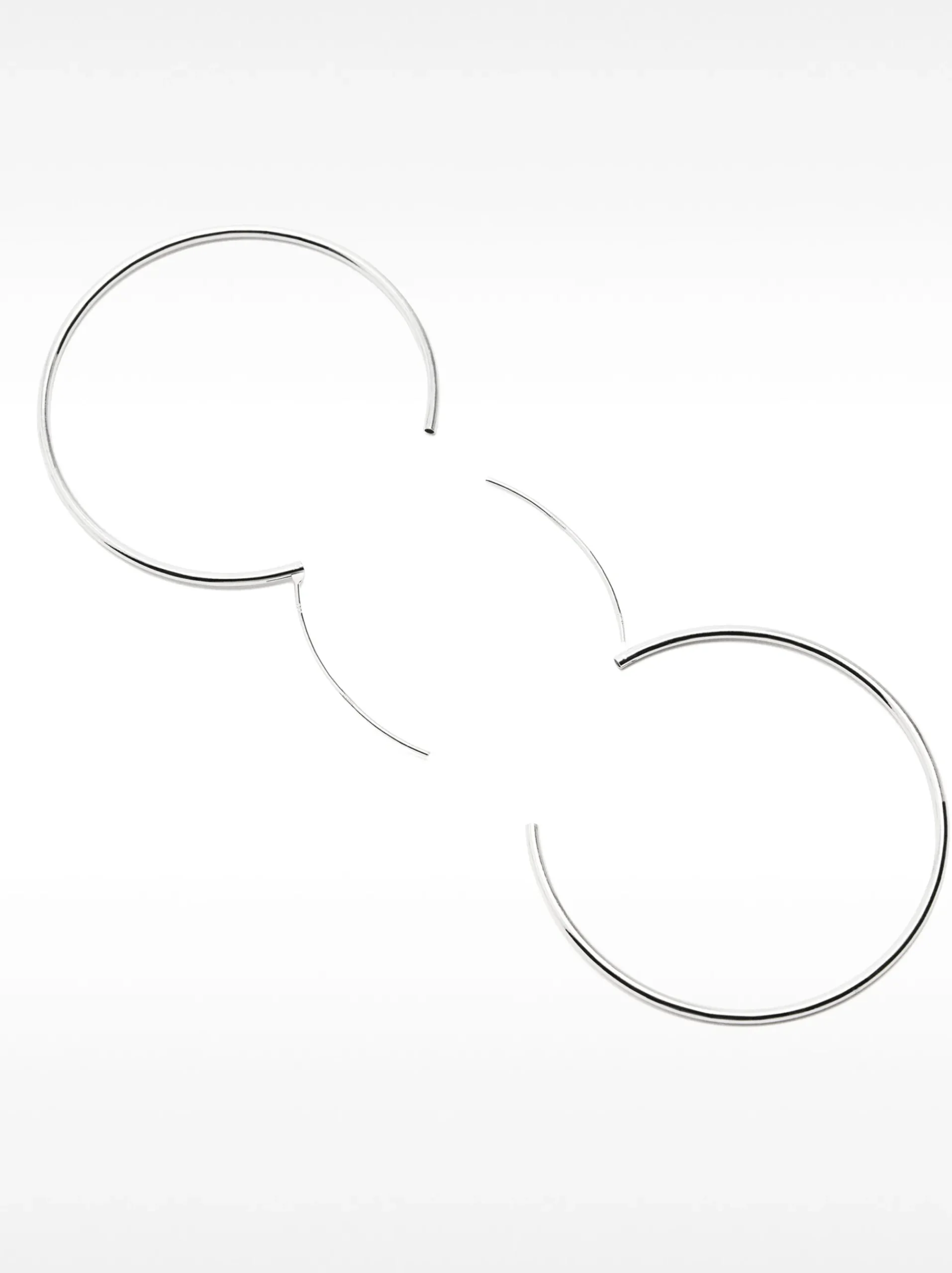 925 Large Hoop Earrings|Parfois Online