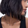 925 Silver Necklace With Semi-Precious Stone|Parfois Fashion