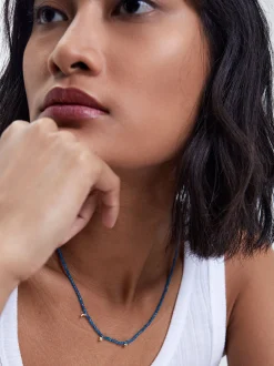 925 Silver Necklace With Semi-Precious Stone|Parfois Sale