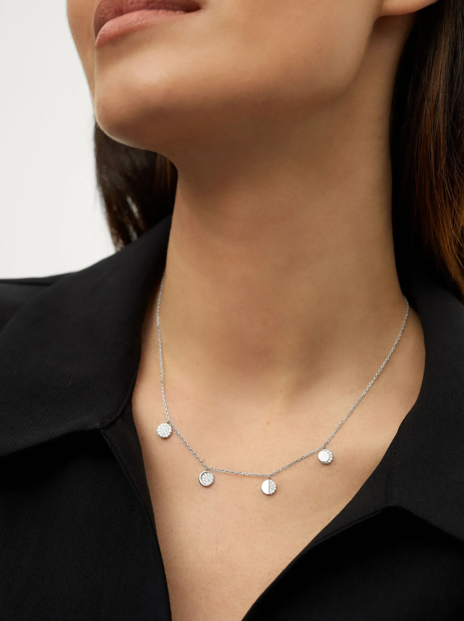 925 Necklace With Zirconia|Parfois Clearance