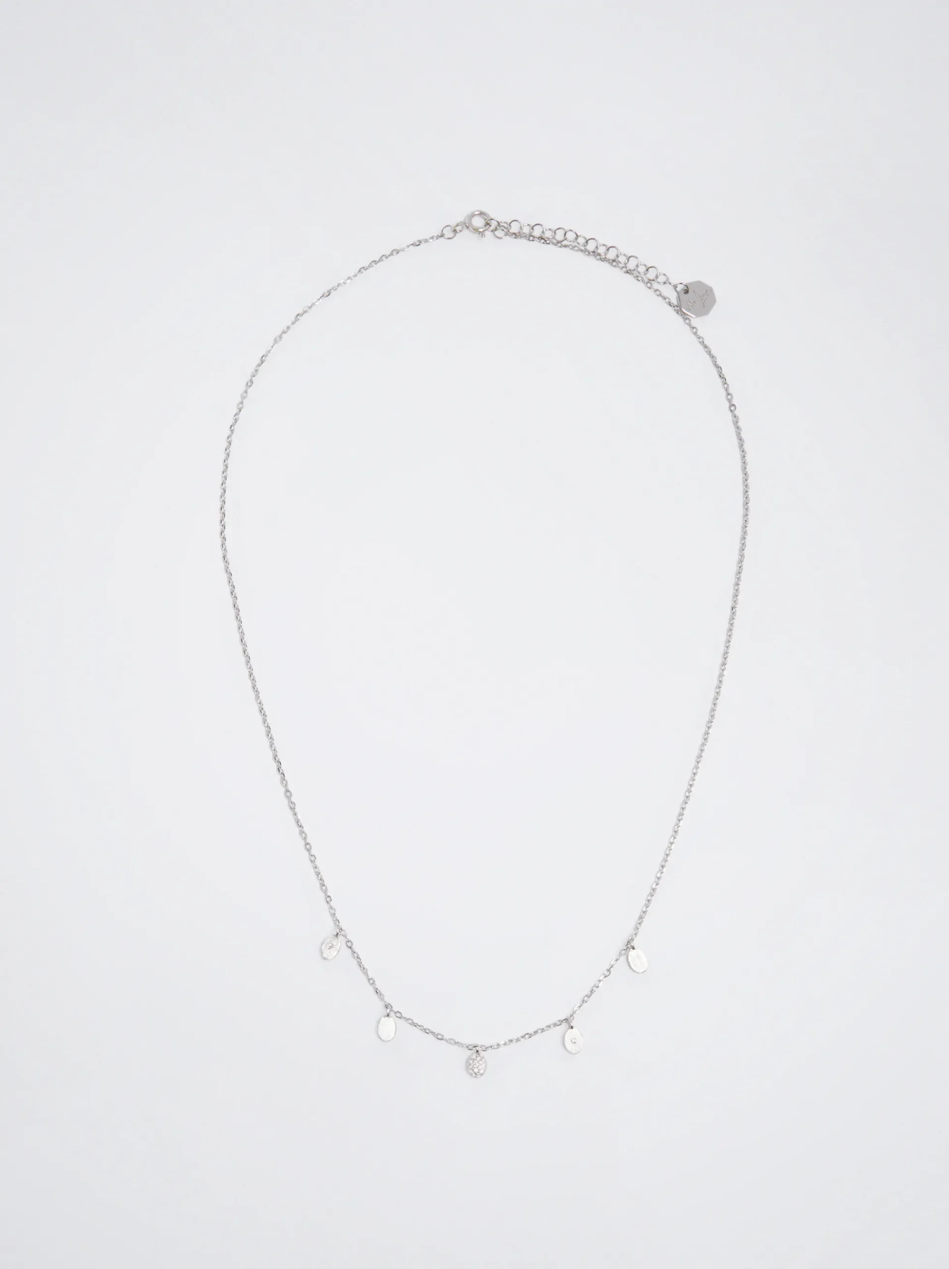 925 Necklace With Zirconia|Parfois Store