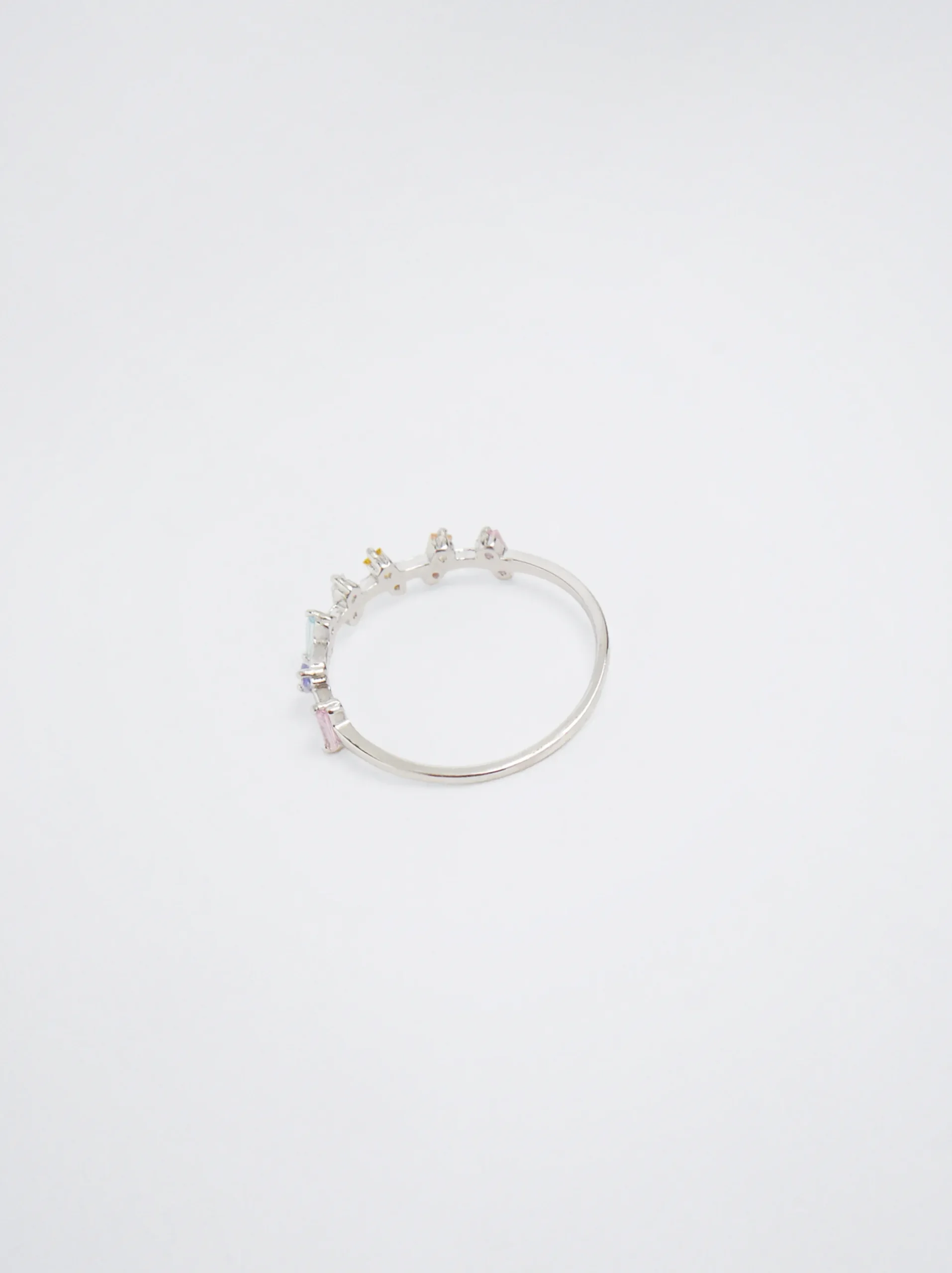 925 Silver Ring With Zirconia|Parfois Shop