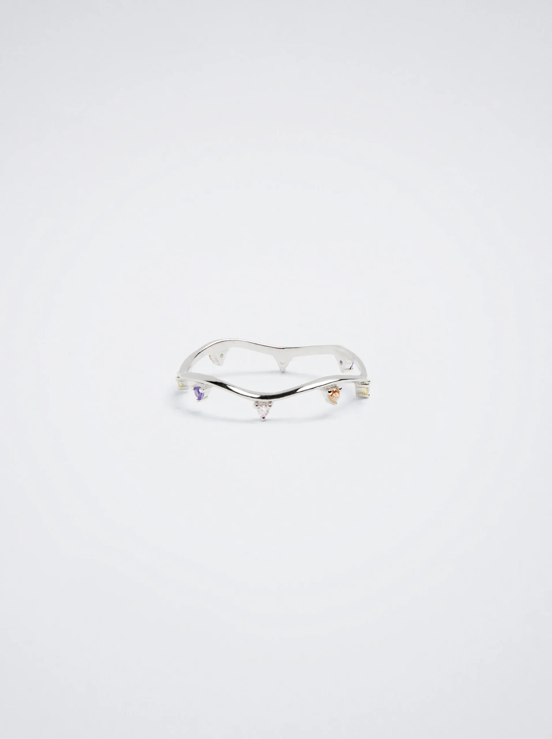 925 Silver Ring With Zirconia|Parfois Online