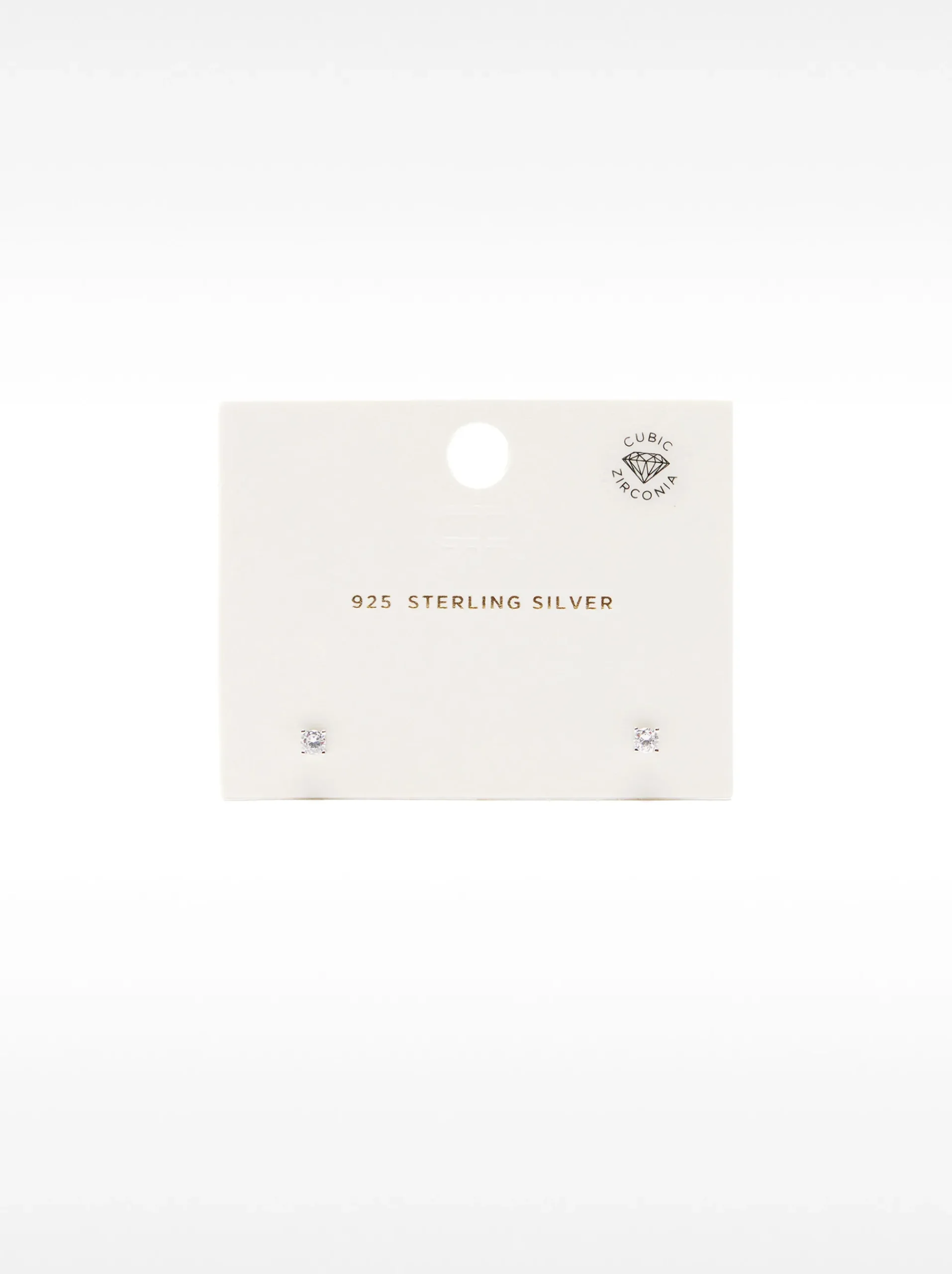 925 Stud Earrings With Zirconia|Parfois Clearance
