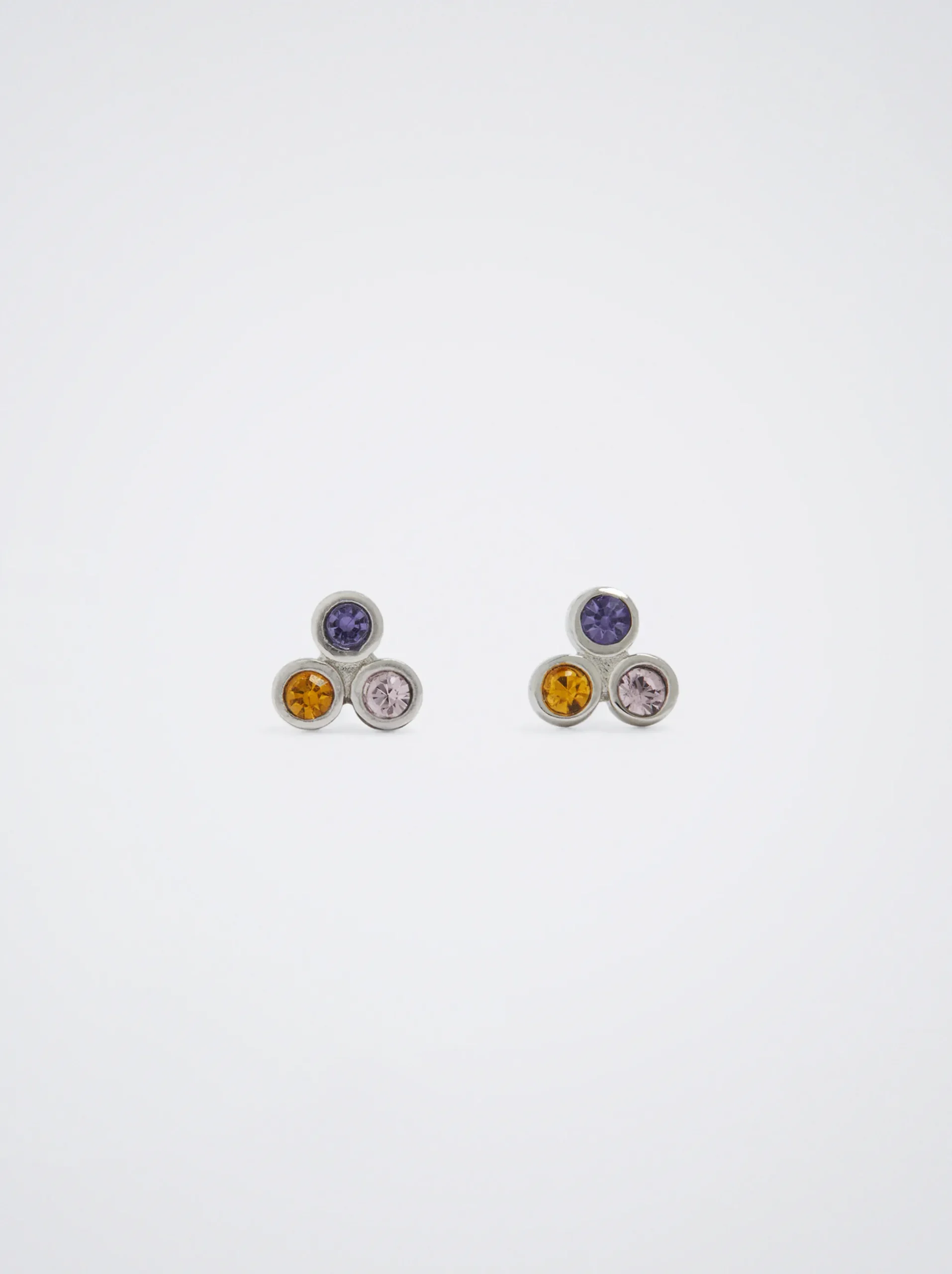 925 Silver Studs With Zirconia|Parfois New