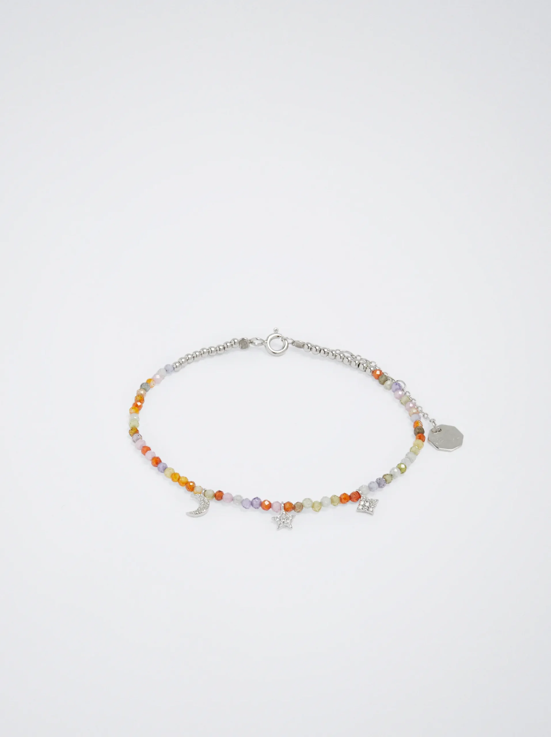 925 Sterling Silver Bracelet With Semiprecious Stone|Parfois Clearance