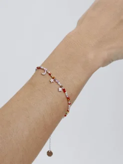 925 Sterling Silver Bracelet With Semiprecious Stone|Parfois Clearance