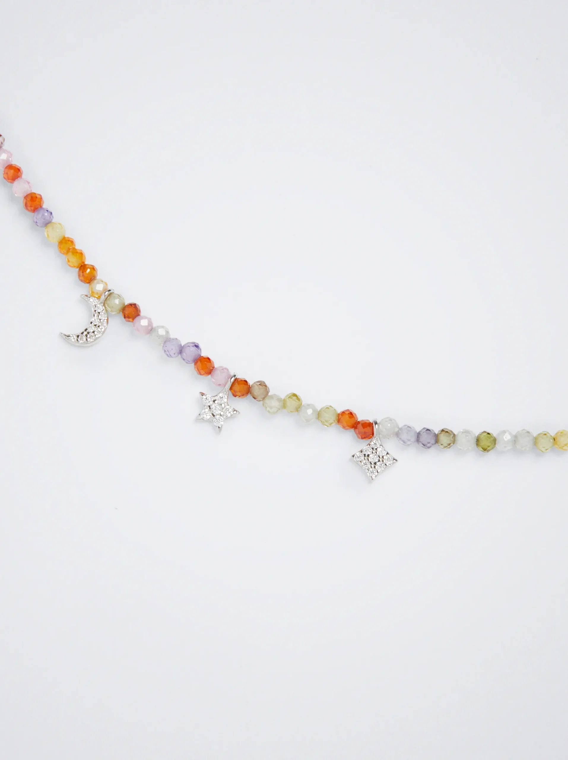 925 Sterling Silver Bracelet With Semiprecious Stone|Parfois Clearance