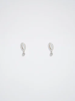 925 Sterling Hoops With Zirconia|Parfois Online
