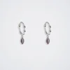 925 Sterling Silver Hoops With Zirconia|Parfois Best