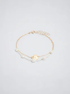 Adjustable Bracelet With Freshwater Pearl|Parfois Hot