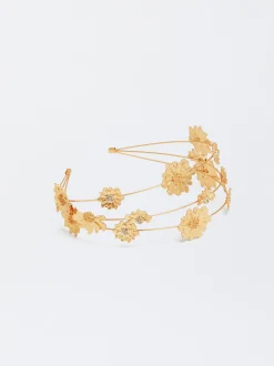 Aliceband With Flowers And Strass|Parfois New