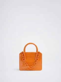 Animal Embossed Bag With Chain|Parfois Shop