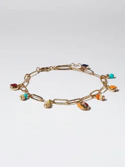 Anklet Bracelet With Enamel And Resin|Parfois Fashion