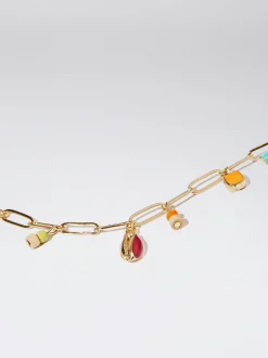 Anklet Bracelet With Enamel And Resin|Parfois Fashion