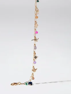Anklet Bracelet With Stone And Zirconia|Parfois Discount
