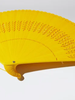 Bamboo Perforated Fan|Parfois Outlet
