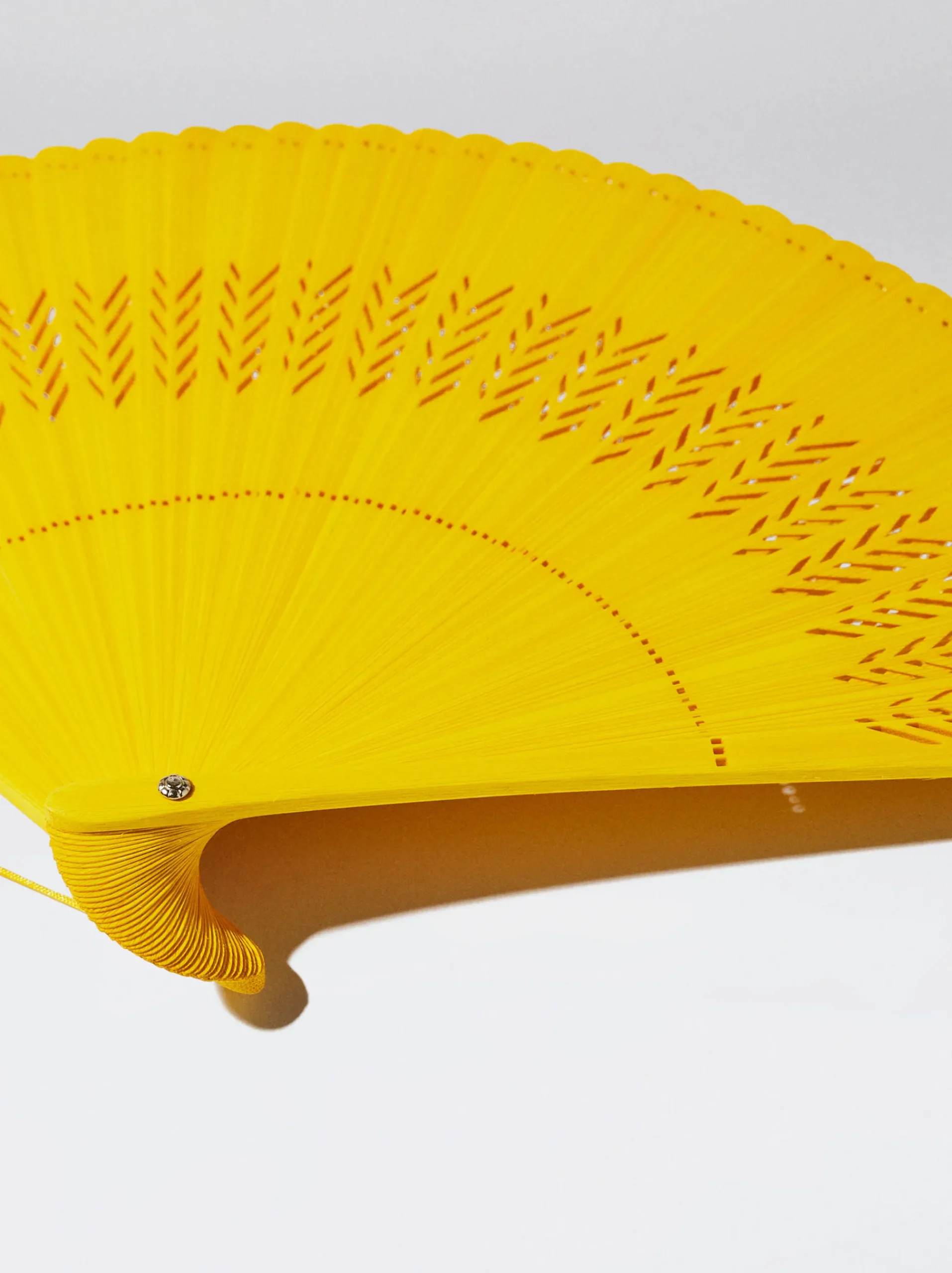 Bamboo Perforated Fan|Parfois Outlet