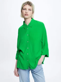 Basic Shirt With Buttons|Parfois Cheap