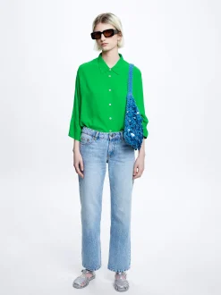 Basic Shirt With Buttons|Parfois Cheap