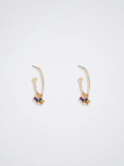 Beaded Hoop Earrings|Parfois Sale