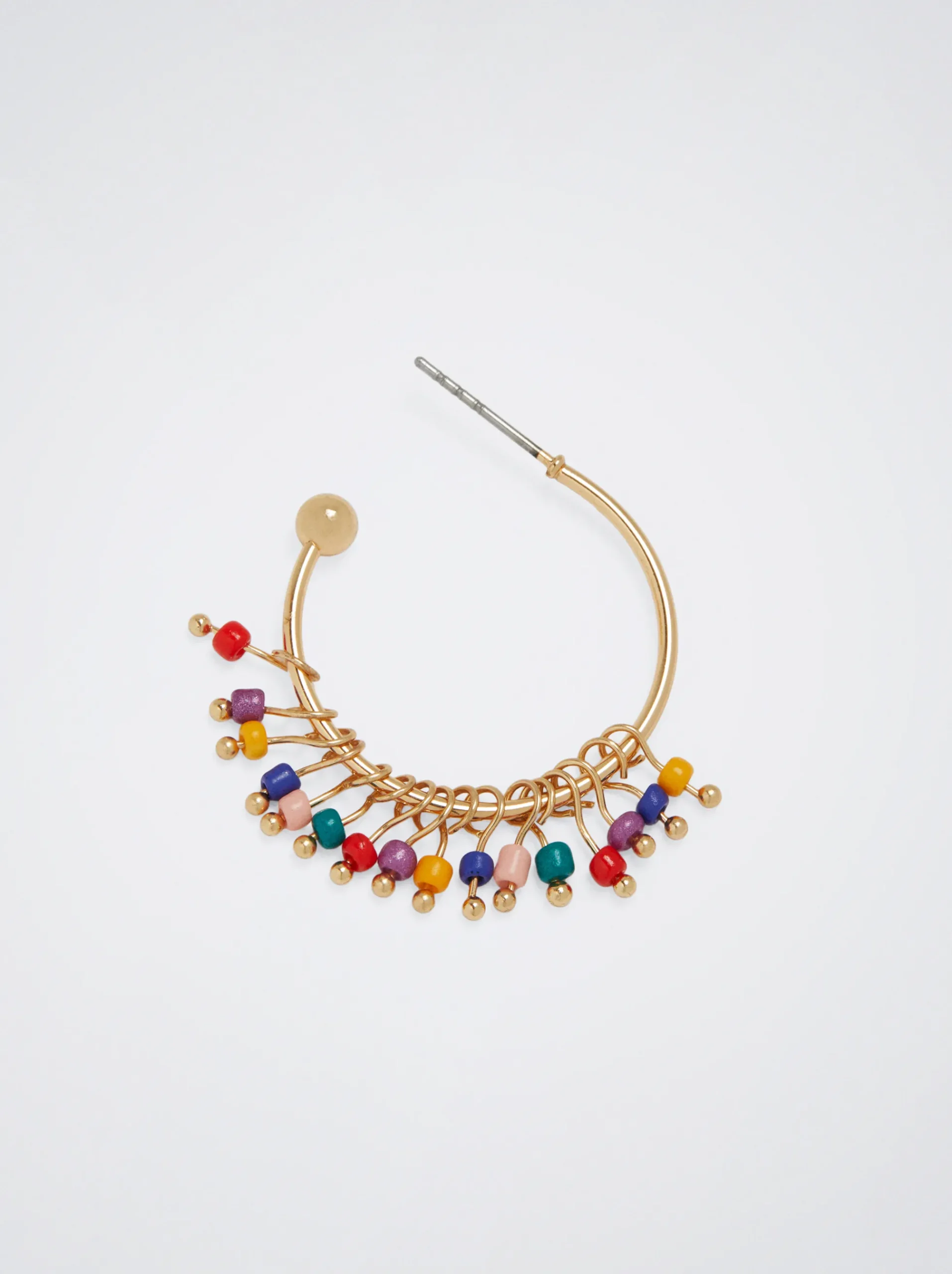 Beaded Hoop Earrings|Parfois Sale