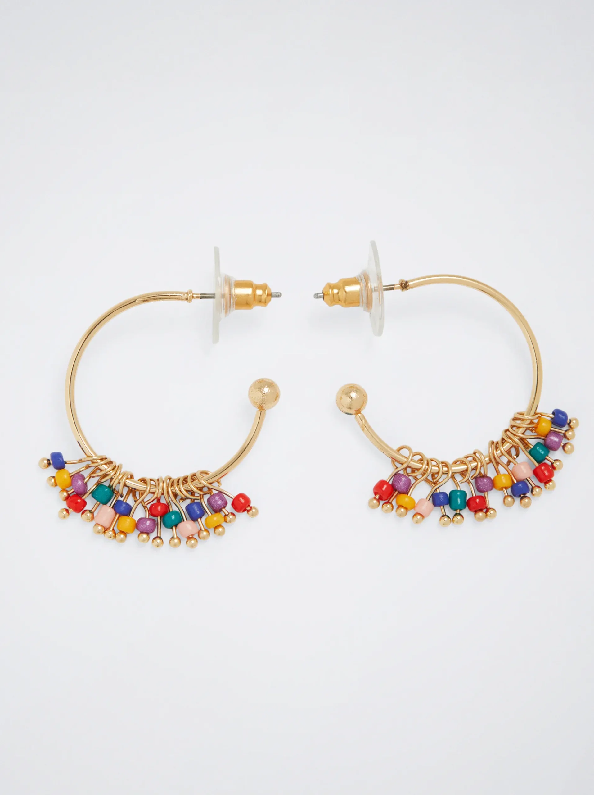 Beaded Hoop Earrings|Parfois Sale