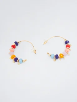 Beaded Hoop Earrings|Parfois Best