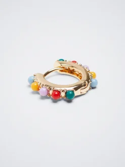Beaded Hoop Earrings|Parfois Shop