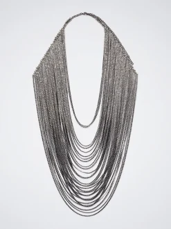 Body Necklace With Crystals|Parfois Discount