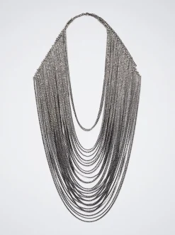 Body Necklace With Crystals|Parfois Hot
