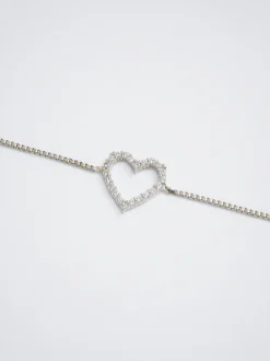 Bracelet With Heart And Zirconia|Parfois Best