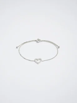 Bracelet With Heart And Zirconia|Parfois Discount
