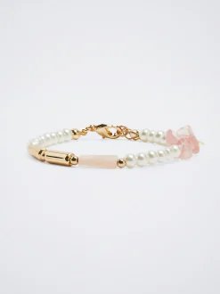 Bracelet With Pearls And Stone|Parfois Fashion