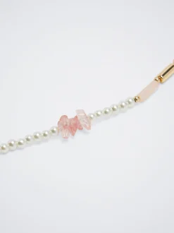 Bracelet With Pearls And Stone|Parfois Fashion