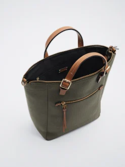 Canvas Bag And Backpack|Parfois Best Sale