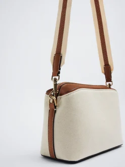 Canvas Crossbody Bag|Parfois Cheap