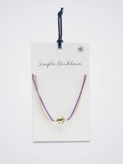 Chain Necklace With Zirconia|Parfois New
