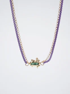 Chain Necklace With Zirconia|Parfois Hot