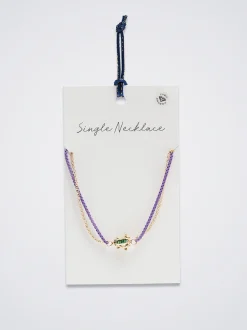 Chain Necklace With Zirconia|Parfois Hot