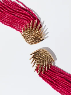 Clip Earrings With Beads|Parfois Discount
