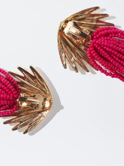 Clip Earrings With Beads|Parfois Discount