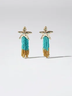 Clip Earrings With Star And Beads|Parfois Clearance